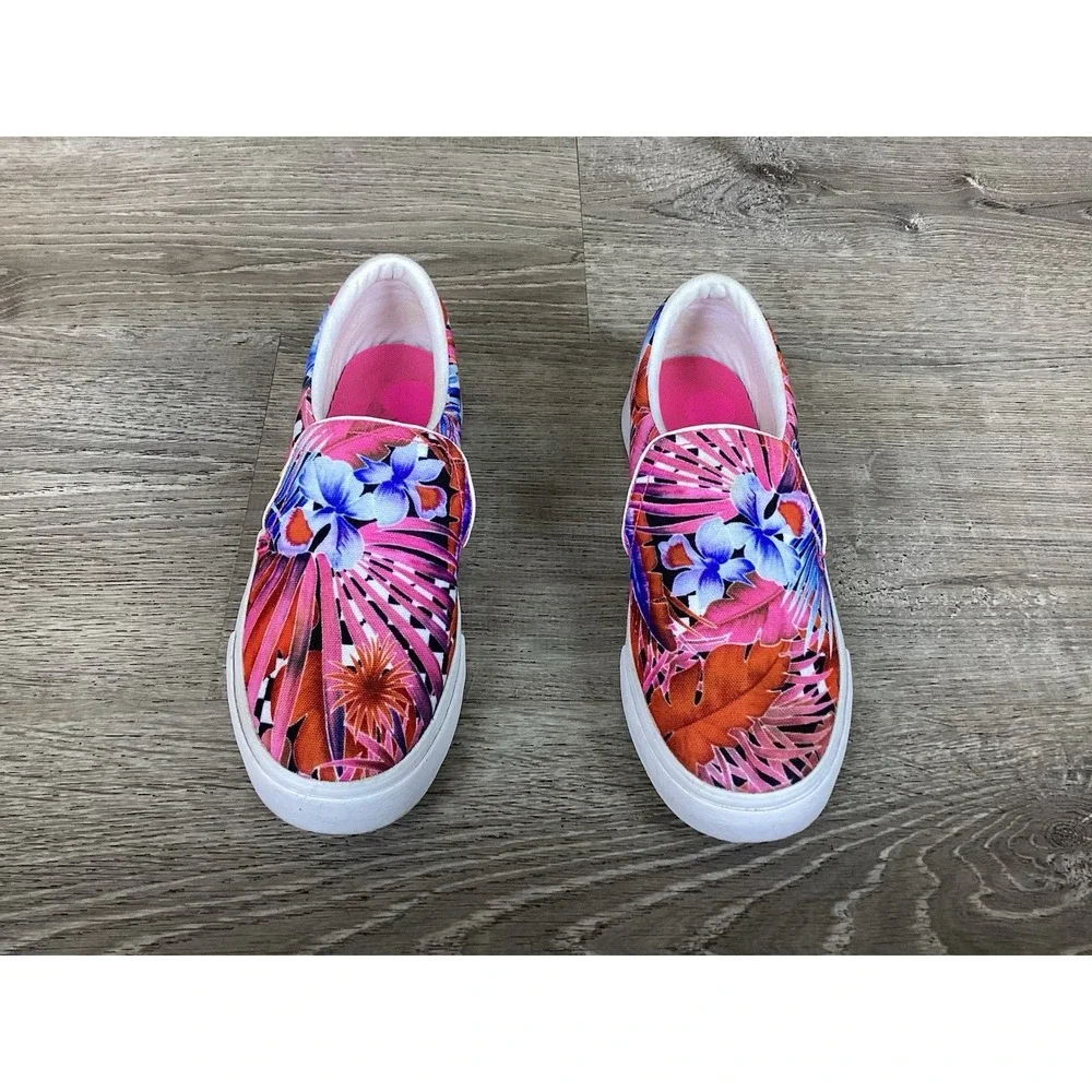 Nike Women's Court Royale Leser Floral Print Slip On Shoes CD7003-600 Size 7
